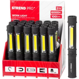   Munkalámpa Strend Pro Worklight CWL1046, COB LED 100 lm, 3xAAA, munka, mágnes, csomag 24 db