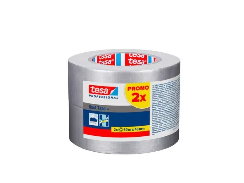 Duct Tape tesa ragasztószalag, ezüst, textil, 48 mm, L-50 m