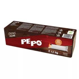   Tisztító hasáb PE-PO, 1,1 kg, koromeltávolító füstcsőhöz, kályhához, kéményhez