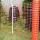 BARRIER.NET Műanyag jelölőháló, narancssárga, 1 m, H-30 m, UV, HDPE, épület- és telekhatárokhoz