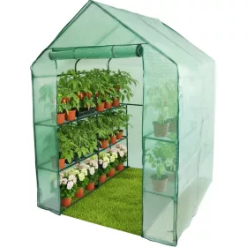   Strend Pro Greenhouse X098, Palántanevelő fóliasátor, 1420x1420x1930 mm