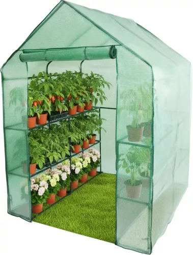 Strend Pro Greenhouse X098, Palántanevelő fóliasátor, 1420x1420x1930 mm