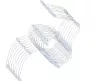 MagicHome, Karácsonyi Csavart füzér, 180x mikro csillag, hideg fehér LED