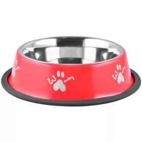 MagicHome Woof tálka kutyáknak, 33 cm, 2000 ml, piros