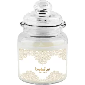   Bolsius Arany csipke, Big Jar, illatos, karácsonyi gyertya, vanília, 32 óra, 79x129 mm