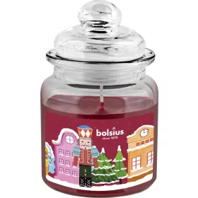   Bolsius Big Jar, Diótörő, karácsonyi gyertya, sült alma és fahéj, 32 óra, 79x129