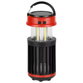   Kempinglámpa Strend Pro, rovar- és szúnyogriasztó, napelemes, USB, UV+fehér LED, 15x8,60 cm