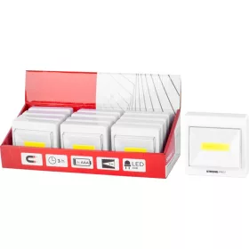   Lámpa Strend Pro Switchlight C1062, 3W COB 100 lm, 3xAAA, kapcsoló, csomag 12 db