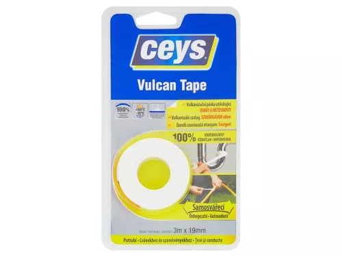 Vulkanizáló szalag Ceys Vulcan Tape, tömítő, ragasztó, 3 m x 19 mm