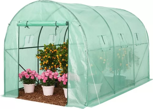 Strend Pro Greenhouse, Palántanevelő fóliasátor, bejárható, 200x350x200 cm