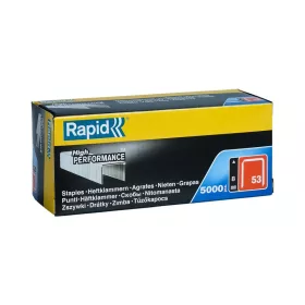 Kapcsok RAPID 53, 8 mm, tűzőgéphez, 5000 db-os csomag
