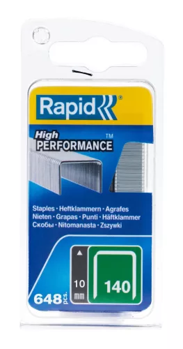 Kapcsok RAPID 140, 10 mm, tűzőgéphez, 648 db-os csomag