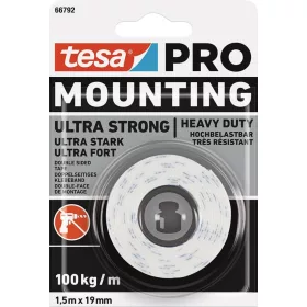   Tsa® Mounting PRO Ultra Strong kétoldalas ragasztószalag, szerelési,19 mm, 1,5 m