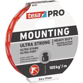   Tesa® Mounting PRO Ultra Strong kétoldalas ragasztószalag, szerelési, 19 mm, H-5 m