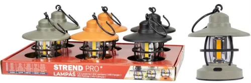 Lámpa Strend Pro Camping NX1069, RETRO lámpás, vegyes színek, 200 lm, 3xAAA, csomag 6 db