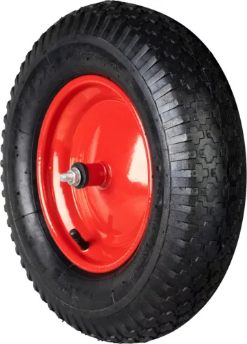 Strend Pro Premium Fortis BLACK, Felfújható talicskakerék tengellyel