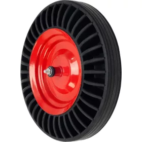   Strend Pro Premium Fortis BLACK, Talicskakerék tengellyel, tömör gumi