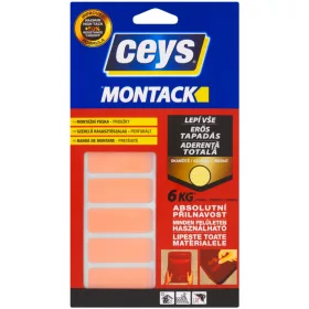   Kétoldalas szerelőszalag csíkok Ceys MONTACK EVERYTHING ADHERES ,10 db.
