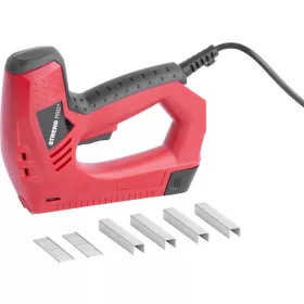   Strend Pro J-123 elektromos tűzőgép, tűzőkapcsok 8-14 mm, szögek 15 mm