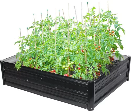 Strend Pro Garden, Fém magaságyás, 3D design, 120x90x30 cm