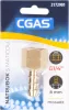 Csatlakozó CGAS, gázhoz, egyutas, G G1/4''-LH menet, anyával