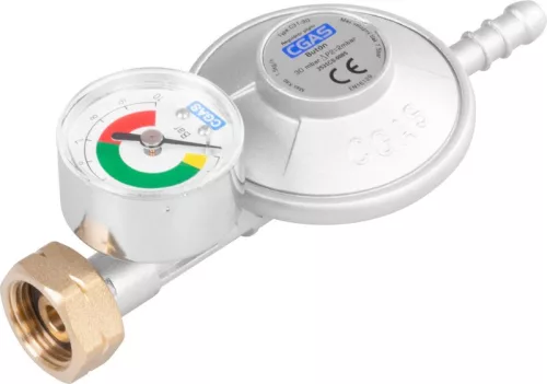 Nyomásszabályzó CGAS C31-30, 30 mbar, 8 mm, nyomásmérővel