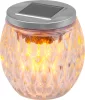 Strend Pro Garden, Napelemes lánghatású lámpa, 6x LED, meleg fehér, 10x10 cm, 6 db