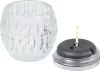 Strend Pro Garden, Napelemes lánghatású lámpa, 6x LED, meleg fehér, 10x10 cm, 6 db