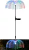 Strend Pro Garden Meduse, Napelemes száloptikás lámpa, színváltós, 75 cm