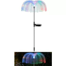   Strend Pro Garden Meduse, Napelemes száloptikás lámpa, színváltós, 75 cm