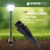 Strend Pro Garden, Kerti lámpa lánc, 2x napelemes lámpa, 1x LED, 16,5x16,5x71,5 cm