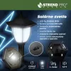 Strend Pro Garden, Kerti lámpa lánc, 2x napelemes lámpa, 1x LED, 16,5x16,5x71,5 cm