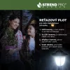 Strend Pro Garden, Kerti lámpa lánc, 2x napelemes lámpa, 1x LED, 16,5x16,5x71,5 cm