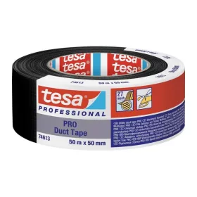 Duct Tape tesa PRO , 50 mm, Hossz: 50 m, textil, fekete