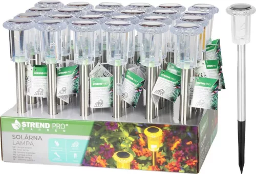 Strend Pro Garden Lisa, Napelemes lámpa, 1xLED, 5,5x32,5 cm, 24 db