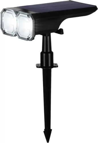 Strend Pro, Napelemes LED lámpa falra/földre, 16x10x27 cm