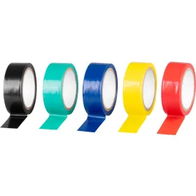   Strend Pro szigetelőszalag, 19 mm, H-5 m, PVC, max. 80°C, 600V, 5 db