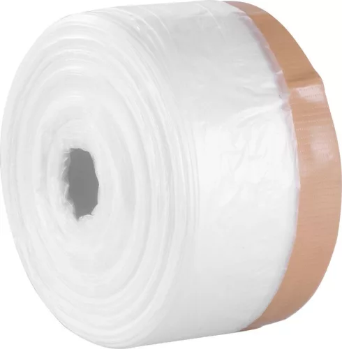 Takarófólia Strend Pro, 550 mm, H-30 m, PE, festő, szövet ragasztószalaggal, takaró, padlóra