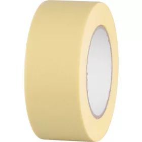   Maszkolószalag Strend Pro, 50 mm, Hossz: 50 m, 80°C, festő, ragasztó, sárga