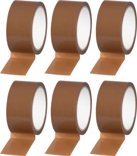 Csomagolószalag Strend Pro, 48 mm, Hossz: 50 m, 45 µm OPP, barna, csomag: 6 db