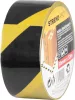 Figyelmeztető szalag Strend Pro, 50 mm, Hossz: 33 m, PVC, ragasztó, sárga/fekete