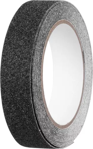 Csúszásgátló szalag Strend Pro, 25 mm, Hossz: 5 m, extra ellenálló, fekete
