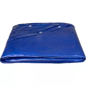   Tarpaulin Poolco 4,5 m, Kerek takaróponyva fűzőlyuakkal, k120 g/m, kék