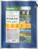 Tarpaulin Poolco 4,5 m, Kerek takaróponyva fűzőlyuakkal, k120 g/m, kék