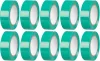 Strend Pro szigetelőszalag, 19 mm, H-10 m, max. 80°C, 40.0 kV/mm, zöld, PVC, 10 db