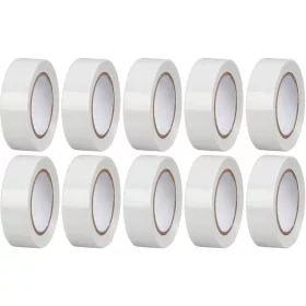   Strend Pro szigetelőszalag, 19 mm, H-10 m, max. 80°C, 40.0 kV/mm, fehér, PVC, 10 db