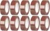 Strend Pro szigetelőszalag, 19 mm, H-10 m, max. 80°C, 40.0 kV/mm, barna, PVC, 10 db