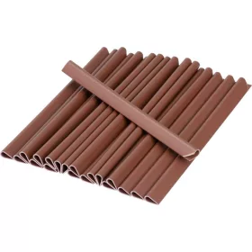   Strend Pro EUROSTANDARD, Kapcsok 19 cm-es árnyékolószalag rögzítéséhez, mahagónibarna, RAL8016, 20 db