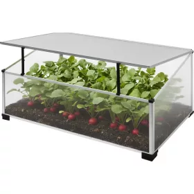Strend Pro Greenhouse, Melegágy, Alu, PC, 100x60x40/30 cm