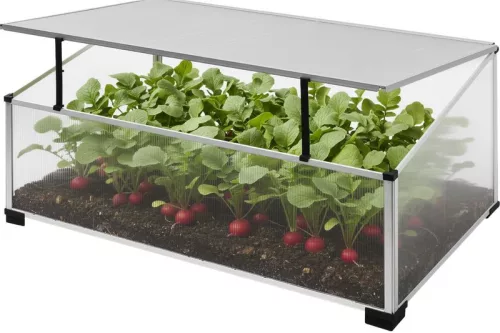 Strend Pro Greenhouse, Melegágy, Alu, PC, 100x60x40/30 cm